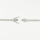 ダイヤモンドテニスネックレス ストレート Pt900枠 Pt850(金具部分一部) 幅2.4mm 51cm トータル5.00ct カラー:G〜H クラリティ:VS-1〜SI-1 カット:EX〜VG ※ダイヤモンドのグレードは目安となります※