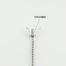 ダイヤモンドテニスネックレス ストレート Pt900枠 Pt850(金具部分一部) 幅2.5mm 50cm トータル5.00ct カラー:G〜I クラリティ:VS-2〜SI-1 カット:VG〜G ※ダイヤモンドのグレードは目安となります※