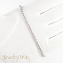 ダイヤモンドテニスブレスレット ストレート Pt900枠 Pt850(金具部分一部) 幅2.7mm 20cm トータル3.12ct カラー:F〜H クラリティ:VS-2〜SI-1 カット:VG ※ダイヤモンドのグレードは目安となります※