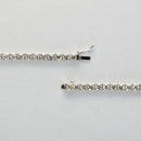 ダイヤモンドテニスネックレス ストレート Pt900枠 Pt850(金具部分一部） 幅3.6mm 50cm トータル15.08ct カラー:J〜K クラリティ:VS-1〜SI-1 カット:VG〜G ※ダイヤモンドのグレードは目安となります※