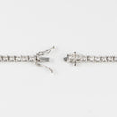 ダイヤモンドテニス ネックレス ストレート Pt900枠/Pt850(金具部分一部) 幅約3.1mm 45cm トータル10.41ct カラー:G〜H クラリティ:VS-2〜SI-1 カット:VG〜G ※ダイヤモンドのグレードは目安となります※