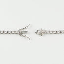 ダイヤモンドテニス ネックレス ストレート Pt900枠/Pt850(金具部分一部) 幅約3.1mm 50cm トータル10.02ct カラー:G〜H クラリティ:VS-2〜SI-2 カット:VG ※ダイヤモンドのグレードは目安となります※