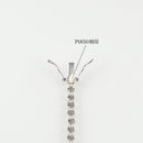 ダイヤモンドテニス ネックレス ストレート Pt900枠/Pt850(金具部分一部) 幅約3.1mm 50cm トータル10.02ct カラー:G〜H クラリティ:VS-2〜SI-2 カット:VG ※ダイヤモンドのグレードは目安となります※