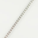 ダイヤモンドテニス ブレスレット ストレート Pt900枠/Pt850(金具部分一部) 幅約3.5mm 20cm トータル5.00ct カラー:G〜I クラリティ:VS-2〜SI-1 カット:VG ※ダイヤモンドのグレードは目安となります※