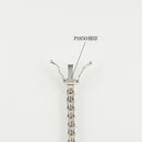 ダイヤモンドテニス ブレスレット ストレート Pt900枠/Pt850(金具部分一部) 幅約3.5mm 20cm トータル5.00ct カラー:G〜I クラリティ:VS-2〜SI-1 カット:VG ※ダイヤモンドのグレードは目安となります※