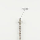 ダイヤモンドテニス ブレスレット ストレート Pt900枠/Pt850(金具部分一部) 幅約3.5mm 20cm トータル5.00ct カラー:G〜I クラリティ:VS-2〜SI-1 カット:VG ※ダイヤモンドのグレードは目安となります※