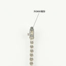 ダイヤモンドテニスネックレス ストレート Pt900枠 Pt850(金具部分一部) 幅3.0mm 45cm トータル10.44ct カラー:G〜H クラリティ:VS-2〜SI-1 カット:VG ※ダイヤモンドのグレードは目安となります※