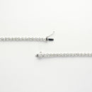 ダイヤモンドテニスネックレス ストレート Pt900枠 Pt850(金具部分一部） 幅3.0mm 50cm トータル10.00ct カラー:H〜I クラリティ:VS-2〜SI-1 カット:VG ※ダイヤモンドのグレードは目安となります※
