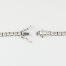 ダイヤモンドテニス ネックレス ストレート Pt900枠 Pt850(金具部分一部) 幅約3.0mm 50cm トータル10.04ct カラー:G〜H クラリティ:VS-2〜SI-1 カット:VG ※ダイヤモンドのグレードは目安となります※