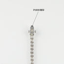 ダイヤモンドテニス ネックレス ストレート Pt900枠 Pt850(金具部分一部) 幅約3.0mm 50cm トータル10.04ct カラー:G〜H クラリティ:VS-2〜SI-1 カット:VG ※ダイヤモンドのグレードは目安となります※