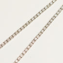 ダイヤモンドテニス ネックレス ストレート Pt900枠 Pt850(金具部分一部) 幅約3.0mm 50cm トータル10.04ct カラー:G〜H クラリティ:VS-2〜SI-1 カット:VG ※ダイヤモンドのグレードは目安となります※