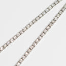 ダイヤモンドテニスネックレス ストレート Pt900枠 Pt850(金具部分一部) 幅3.1mm 45cm トータル10.30ct カラー:H〜I クラリティ:VS-2〜SI-2 カット:VG ※ダイヤモンドのグレードは目安となります※