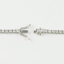 ダイヤモンドテニスネックレス ストレート Pt900枠 Pt850(金具部分一部) 幅3.1mm 45cm トータル10.30ct カラー:H〜I クラリティ:VS-2〜SI-2 カット:VG ※ダイヤモンドのグレードは目安となります※