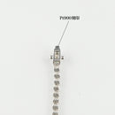 ダイヤモンドテニスネックレス ストレート Pt900枠 Pt850(金具部分一部) 幅3.1mm 45cm トータル10.30ct カラー:H〜I クラリティ:VS-2〜SI-2 カット:VG ※ダイヤモンドのグレードは目安となります※