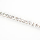 ダイヤモンドテニスネックレス ストレート Pt900枠 Pt850(金具部分一部） 幅3.1mm 45cm トータル11.12ct カラー:G〜H クラリティ:SI-1〜SI-2 カット:VG〜G ※ダイヤモンドのグレードは目安となります※