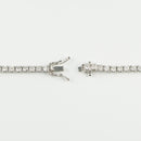 ダイヤモンドテニスネックレス ストレート Pt900枠 Pt850(金具部分一部) 幅3.1mm 50cm トータル10.00ct カラー:G〜H クラリティ:VS-2〜SI-1 カット:VG ※ダイヤモンドのグレードは目安となります※