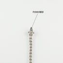 ダイヤモンドテニスネックレス ストレート Pt900枠 Pt850(金具部分一部) 幅3.1mm 50cm トータル10.00ct カラー:G〜H クラリティ:VS-2〜SI-1 カット:VG ※ダイヤモンドのグレードは目安となります※