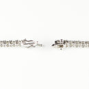 ダイヤモンドテニスネックレス ストレート Pt900枠 Pt850(金具部分一部) 幅3.3mm 47.5cm トータル15.00ct カラー:G〜H クラリティ:VS-2〜SI-1 カット:VG ※ダイヤモンドのグレードは目安となります※