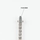 ダイヤモンドテニスブレスレット ストレート Pt900枠 Pt850(金具部分一部) 幅3.6mm 20cm トータル7.30ct カラー:F〜H クラリティ:VS-2〜SI-1 カット:VG ※ダイヤモンドのグレードは目安となります※