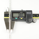 ダイヤモンドテニスネックレス ストレート Pt900枠 Pt850(金具部分一部) 幅3.8mm 46cm トータル15.28ct カラー:G〜H クラリティ:VS-2〜SI-2 カット:VG〜G ※ダイヤモンドのグレードは目安となります※