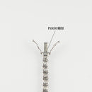 ダイヤモンドテニスネックレス ストレート Pt900枠 Pt850(金具部分一部) 幅3.8mm 46cm トータル15.28ct カラー:G〜H クラリティ:VS-2〜SI-2 カット:VG〜G ※ダイヤモンドのグレードは目安となります※