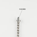 ダイヤモンドテニスネックレス ストレート Pt900枠 Pt850(金具部分一部) 幅3.8mm 46cm トータル15.28ct カラー:G〜H クラリティ:VS-2〜SI-2 カット:VG〜G ※ダイヤモンドのグレードは目安となります※