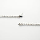 ダイヤモンドテニスネックレス ストレート Pt900枠 Pt850(金具部分一部） 幅3.9mm 50cm トータル20.05ct カラー:G〜H クラリティ:I-1 カット:VG〜G ※ダイヤモンドのグレードは目安となります※