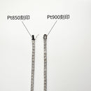 ダイヤモンドテニスネックレス ストレート Pt900枠 Pt850(金具部分一部） 幅3.9mm 50cm トータル20.05ct カラー:G〜H クラリティ:I-1 カット:VG〜G ※ダイヤモンドのグレードは目安となります※