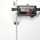 ダイヤモンドテニスネックレス ストレート Pt900枠 Pt850(金具部分一部） 幅3.9mm 50cm トータル20.05ct カラー:G〜H クラリティ:I-1 カット:VG〜G ※ダイヤモンドのグレードは目安となります※