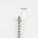 ダイヤモンドテニス ブレスレット ストレート Pt900枠/Pt850(金具部分一部) 幅約4.3mm 20cm トータル10.03ct カラー:H〜I クラリティ:VS-2〜SI-1 カット:VG ※ダイヤモンドのグレードは目安となります※