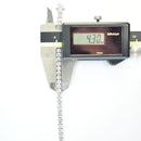 ダイヤモンドテニスブレスレット ストレート Pt900枠 Pt850(金具部分一部) 幅4.3mm 20.5cm トータル9.60ct ※ダイヤモンドのグレードは目安となります※