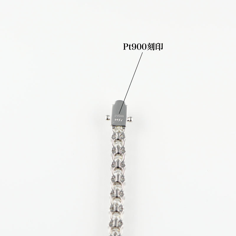 楽天市場】プラチナ ダイヤモンド 1.00ct テニスブレスレット