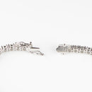 ダイヤモンドテニスブレスレット ストレート Pt900枠 Pt850(金具部分一部) 幅4.4mm 20cm トータル10.62ct カラー:G〜H クラリティ:VS-2〜SI-2 カット:VG〜G ※ダイヤモンドのグレードは目安となります※