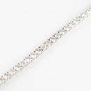 ダイヤモンドテニスブレスレット ストレート Pt900枠 Pt850(金具部分一部) 幅4.4mm 20cm トータル10.62ct カラー:G〜H クラリティ:VS-2〜SI-2 カット:VG〜G ※ダイヤモンドのグレードは目安となります※