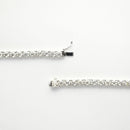 ダイヤモンドテニスネックレス ストレート Pt900枠 Pt850(金具部分一部） 幅4.5mm 50cm トータル32.78ct カラー:I〜K クラリティ:SI-1〜SI-2 カット:VG〜FAIR ※ダイヤモンドのグレードは目安となります※