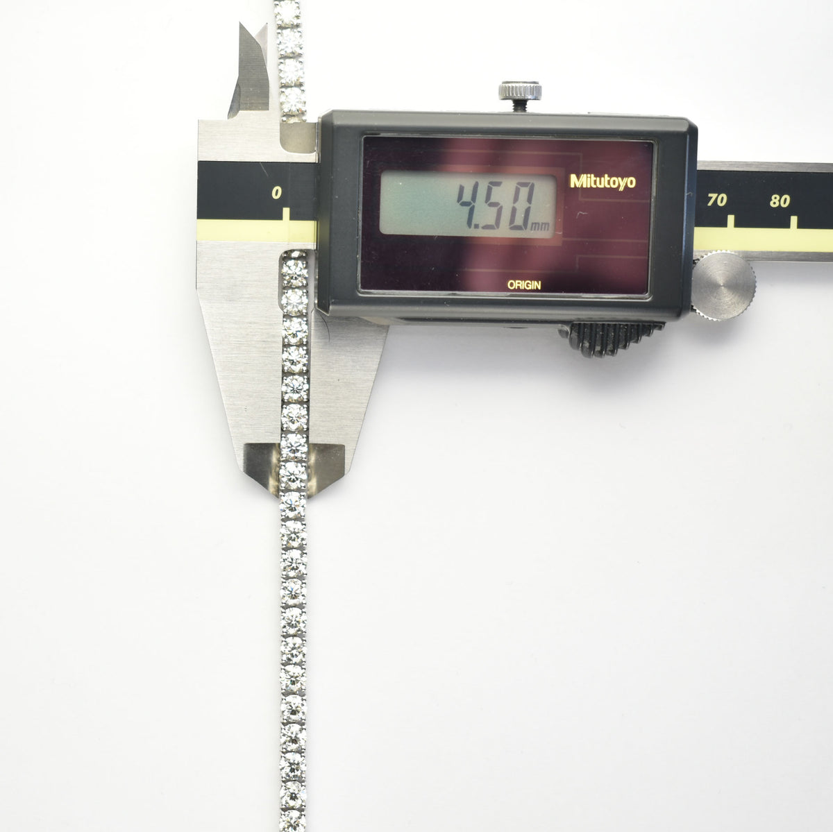 ダイヤモンドテニスネックレス ストレート Pt900枠 Pt850(金具