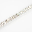 ダイヤモンド付ブレスレット(全周) Pt900枠 Pt850(金具部分一部) 幅5.8mm 19cm トータル7.65ct カラー:J〜K クラリティ:VS-1〜SI-1 ※ダイヤモンドのグレードは目安となります※