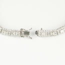 ダイヤモンド付ブレスレット(全周) Pt900枠 Pt850(金具部分一部) 幅5.8mm 19cm トータル7.65ct カラー:J〜K クラリティ:VS-1〜SI-1 ※ダイヤモンドのグレードは目安となります※