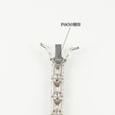 ダイヤモンド付ブレスレット(全周) Pt900枠 Pt850(金具部分一部) 幅5.8mm 19cm トータル7.65ct カラー:J〜K クラリティ:VS-1〜SI-1 ※ダイヤモンドのグレードは目安となります※