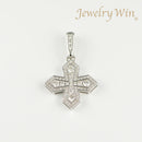 ペンダントトップ Pt900 ダイヤ付 (Type-CB-D)