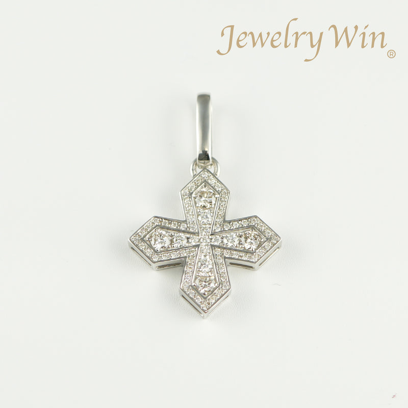 ペンダントトップ Pt900 ダイヤ付 (Type-CB)