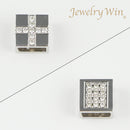 ペンダントトップ Pt900 ダイヤ付 (Type-CF) リバーシブルタイプ 2方向使用可能