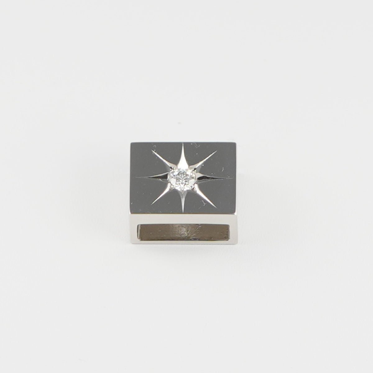 ペンダントトップ Pt900 ダイヤ付 (Type-CO-O) 中