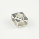 ペンダントトップ Pt900 ダイヤ付 (Type-DC) リバーシブルタイプ 2方向使用可能