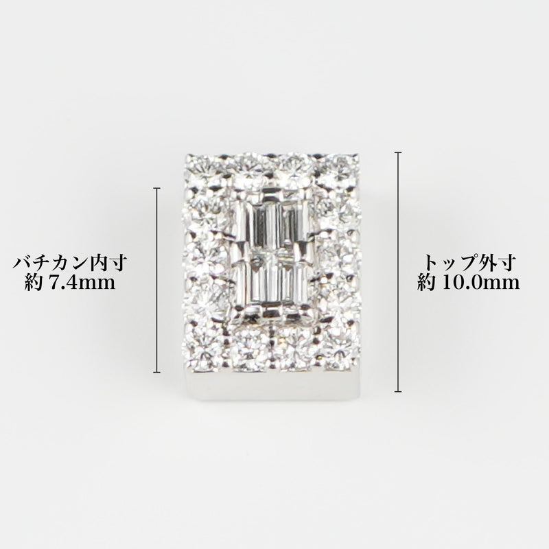 ペンダントトップ Pt900 ダイヤモンド付 (Type-EK)