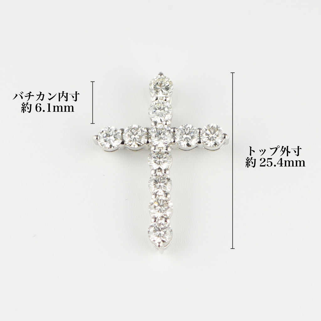 ペンダントトップ Pt900 ダイヤ付 (Type-EL) 1.5ct