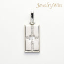 ペンダントトップ Pt900 ダイヤ付 (Type-JY)