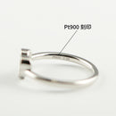 リング Pt900 ダイヤモンド付 (Type-LO)