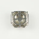 ペンダントトップ Pt900 ダイヤ付 (Type-OC) 背面バチカン