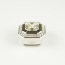 ペンダントトップ Pt900 ダイヤ付 (Type-OC) 背面バチカン